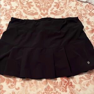 Black athletic skirt skort, perfect for the gym or every day wear.